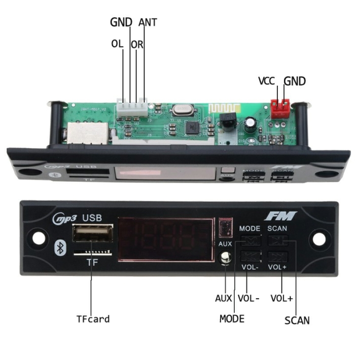 Kebidu MP3 Bluetooth FM USB